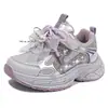 Tênis dad shoes infantis, tênis de sola macia para meninas, nova coleção outono 2026, estilo doce e casual, tênis de corrida leves e impermeáveis