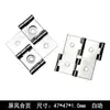 Bisagra de tres pliegues accesorios de bisagra para puerta de mueble armario bisagra de hierro plegable doblada ferretería para marco de fotos armario de zapatos armario con espejo venta al por mayor