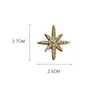 Tamancos DIY Destacáveis Acessórios Fivela de Sapato Urso Estéreo Dourado Liga Diamante Flor de Sapato Acessórios Superiores