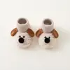 Zapatos para Primeros Pasos Antideslizantes de Lana de Cordero Engrosada para Bebés Niños y Niñas Pequeños Zapatos Suaves con Suela Calcetines Lindos Cachorros Zapatos de Algodón
