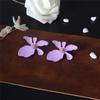 Long Petal Ling Ya Estilo Spray Paint Brincos Personalidade Feminina All-match Matte Flor Brincos Joias da Moda