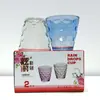 Nuevo Juego de Seis Vasos de Gota de Lluvia Coloridos Juego de Vasos de Cristal Regalo Promocional Venta al por Mayor Logo Impreso