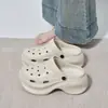Zuecos de Mujer con Suela Súper Gruesa para Verano, con una Suela Suave que se Siente como Caminar sobre Heces, Cómodos para los Pies, Antideslizantes, Resistentes al Desgaste, Amortiguadores y Sandalias que Aumentan la Altura