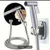 Juego de pistola rociadora para lavabo de acero inoxidable 304, ducha para lavar el trasero, boquilla rociadora reforzada