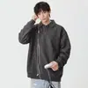 Ropa para Hombre Maple House / Nueva Colección Otoño: Sudadera Retro de Retazos Estilo Japonés Holgada para Hombre, Estilo Casual de Pareja