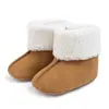 Botas de Invierno para Bebés de Comercio Exterior para Bebés de 0 a 1 Año, Botas de Algodón Engrosado, Zapatos Cálidos y Antideslizantes para Niños Pequeños