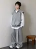 Conjunto de roupa de outono para meninos, estilo primavera e outono, nova coleção 2026, para crianças de tamanho médio e grande, moletom esportivo e estiloso, moderno e legal para o outono