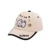 Gorra de béisbol casual para bebé al por mayor diseño de letra de dibujos animados color a juego de cachorro sombrero de sol para niño princesa comercio exterior