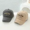 2026 Otoño/Invierno Estilo Coreano Gorra al por mayor Calle Versátil Infantil Gorra de Pico de Pato Lana COLOR Gorra de Béisbol para Comercio Exterior