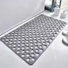 Alfombra Antideslizante para Baño con Agujeros Redondos Gruesa Anticaídas para Piso de Baño Cortable con Ventosas Plástico Tpe Repuesto de Alfombrilla para Pies