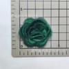 Rosa 4cm Flor Bordada Organza Tecido Adesivo Patch de Roupa Renda Adorno de Cabeça Corsage Acessórios de Vestuário