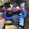 Óculos de Sol Polarizados Infantis Óculos Anti-UV Silicone Fofo Óculos de Sol Meninos Robô Protetor Solar Mecha Brincar Legal