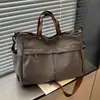 Bolsa de ombro transfronteiriça, novo estilo, simples e fashion, versátil, casual, bolsa tote de grande capacidade para mulheres, pode ser carregada na mão ou usada na transversal
