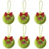 Venta al por mayor desde la fábrica de origen: Adornos Colgantes de Pompones de Bola de Navidad Lindos Color Verde Fluorescente, Accesorios de Decoración de Guirnaldas para Ambiente Festivo