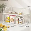 Prateleira de armazenamento para mesa, organizador de lanches, organizador multifuncional para mesa de jantar, aparador de cozinha, porta-copos com camadas