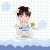 Robô de Corda Caminhante Acrílico com Tema Óleo Refrescante Chen Linong, Mercadoria de Celebridade, Feito Sob Medida de Acordo com Sua Imagem