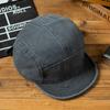Boné de Baseball Vintage Lavado Estilo Casual Retro Japonês Primavera-Verão, Boné de Cinco Painéis Color-Blocking Estilo Workwear, Chapéu da Moda, Boné Duckbill