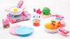 Conejo Rosa de una Palabra Herramientas Médicas para Niños Cocina Máquina Gashapon Serie Rompecabezas Mini Set Juguetes para Jugar en Casa Niñas