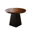Mesa de comedor de madera maciza estilo vintage, mesa cuadrada, mesa redonda, mesa de centro, madera de fresno con diseño en relieve, diseño minimalista para espacios pequeños, mesa de comedor, mesa de café