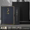 Caja de Regalo Personalizada para Cuaderno Set de Cuero Suave Cuaderno de Negocios Libro de Actas de Reunión Recuerdo Promocional para Eventos Corporativos