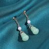 Pendientes antiguos, pendientes vintage, colgante clásico Hanfu, borla larga, moda nacional, súper hada, joyería para orejas para mujer