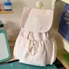 Mochila Listrada 2026 Nova, Mochila Leve de Viagem com Cordão, Mochila Escolar Estilosa para Estudante, Estilo Coreano, Venda por Atacado do Fabricante