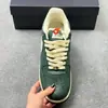 Zapatillas AIR FORCE 1 de caña baja para hombre y mujer, suela gruesa, color verde oscuro, piel con textura de guijarro