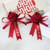 Corsage de casamento de luxo noivo noiva suprimentos de casamento pai mãe dama de honra padrinho conjunto completo de alfinetes acessórios de lapela