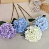 Flores Artificiais de Hortênsia Impressas em 3D de Alta Qualidade, 216 Peças, para Decoração de Sala de Estar Doméstica, Mesa de Jantar, Hotel e Cena de Casamento