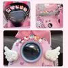 Accesorios Decorativos para Coche Eléctrico Alas de Ángel Emma Luna Yadi Campana Cuerpo Orejas de Oso Lindas para Niñas