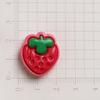 Serie de frutas de dibujos animados, accesorios de resina brillante, horquillas para el cabello, accesorios para el cabello, lindas pegatinas decorativas para fundas de teléfono con pegamento en crema