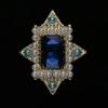 Broche de Corte Europeo Barroco Medieval Occidental Perla Vintage Accesorios Pin Broche en Stock Venta al por Mayor Dropshipping