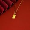 Colgante pequeño de oro rico en arena de Vietnam, libro rojo pequeño, temblando, red roja con colgante, suministro de joyería al por mayor