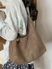 Bolso de Mano Tejido 2026 Verano Nuevo Estilo Gran Capacidad Casual Trabajo Viaje al Trabajo Debajo del Brazo Hombro Cruzado Bolso de Paja Tejido
