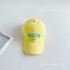 Gorra de béisbol de secado rápido para padres e hijos de verano, sombrero para el sol para exteriores, estampado de letras estilo coreano, transpirable, unisex, gorra fina de pico de pato