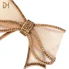 Corrente Criativa Flash Joias Europeias e Americanas Transfronteiriças Laço Roupa Sapato Flor Fivela de Sapato Acessórios de Sapato DIY Feito à Mão Auxiliar de Bolsa de Sapato