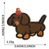 Dibujo Animado Autoadhesivo Mini Lindo Perrito DIY Accesorios de Ropa Decoración Funda de Teléfono Taza de Agua Parche Parche de Tela Bordado