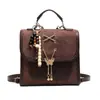 Mochila Casual Vintage de Início de Outono Nova para Mulheres Bolsa de Mão Única de Ombro Fosca Bolsa Transversal Diária para Trabalho