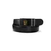 Cinturón de Cuero Personalizado para Hombre de Cuero Genuino Hebilla Automática Cinturón de Cintura de Piel de Vaca Logo Impreso a Color Regalo de Negocios Hebilla de Trinquete Cinturón de Cuero de Primera Capa para Hombre