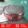 Tigela de Salada Estilo Ins Alto Valor de Cor conjunto Tigela de Frutas Redonda Japonesa para Comer Tigela de Frutas de Vidro de Alto Valor de Cor