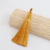 Marcador de Página com Pingente de Leque de Borla 8cm Acessório Pequena Borla Nó Chinês Pequena Borla Pendurada Acessório DIY para Roupas Borla Pendurada para Carro