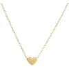 Mini Collar con Colgante de Corazón Pequeño para Mujer, Exquisita Cadena Clavicular en Forma de Corazón de Plata de Ley 925, Lujo Accesible, Collar Lindo de Nicho