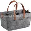 Fabricantes de bolsas de pañales de fieltro al por mayor bolsa de almacenamiento de pañales de fieltro bolsa colgante para carriola logotipo imprimible