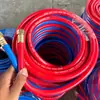 Manguera Antiexplosión de Alta Presión Negra Roja Azul Oxígeno Acetileno Resistente al Desgaste Antienvejecimiento Engrosada de Goma Tubería de Agua Suave para Cuatro Estaciones