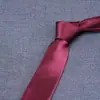 Corbatas de Color Sólido de 8 cm Poliéster Seda Hombres de Negocios Multicolor Opcional Fabricante de Corbatas Stock Listo Venta al por Mayor Casual de Negocios