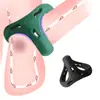 Atacado Transfronteiriço 830 Cabeça de Cobra Líquido de Silicone de Bloqueio de Sêmen Anel de Bloqueio de Sêmen Anel Compartilhado Produtos para Adultos Resistência