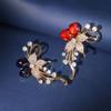 Explosiones de Moda Broche de Flor de Cristal de Alta Gama Diamante Broche de Flor de Gota de Agua Venta Caliente Tmall Accesorios de Ropa de Comercio Exterior
