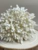 Núcleo de flor mate núcleo de flor núcleo de flor núcleo de flor barra giratoria flor de malla de seda flor DIY hecha a mano estilo flor rosa accesorios de flores