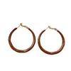 Brincos Marrom Maillard Marrom Femininos 2025 Novo Estilo Quente Brincos de Design Nicho Temperamento Casual Brincos Outono e Inverno