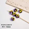 Cadena de Fondo Negro Pintada a Mano Cuentas Lindas Infantiles Material para Manualidades de Cuentas Pulsera Collar Joyería Accesorios de Cuentas Sueltas